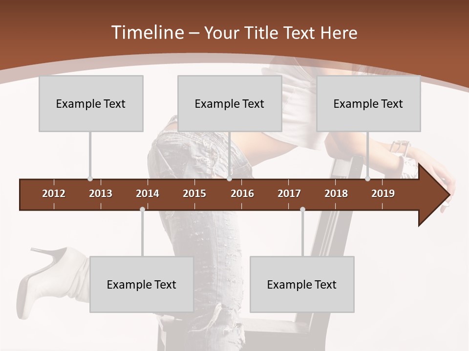 People Modern Pose PowerPoint Template