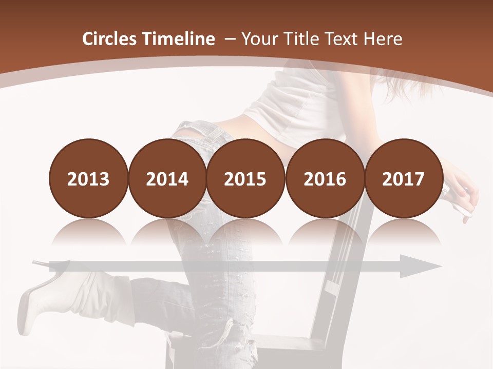 People Modern Pose PowerPoint Template