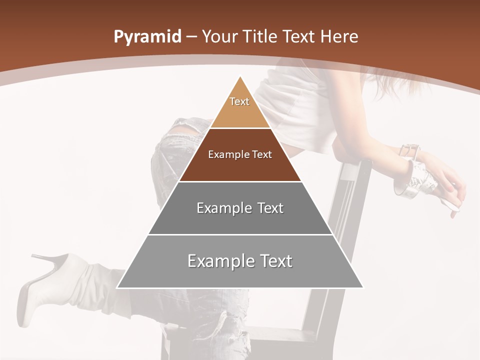 People Modern Pose PowerPoint Template