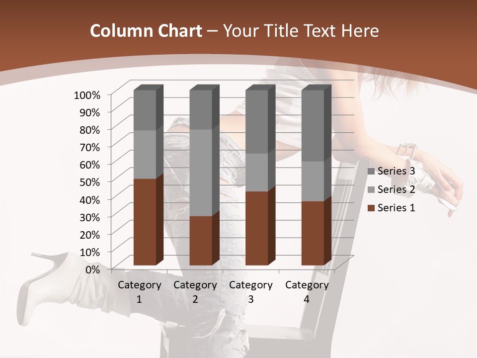 People Modern Pose PowerPoint Template