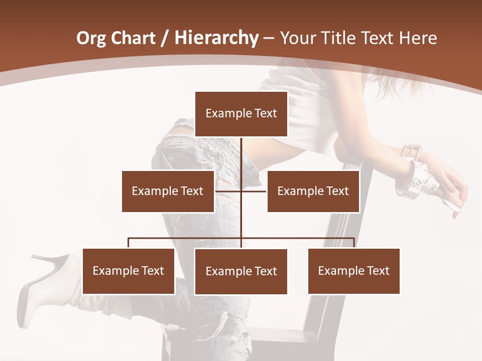 People Modern Pose PowerPoint Template