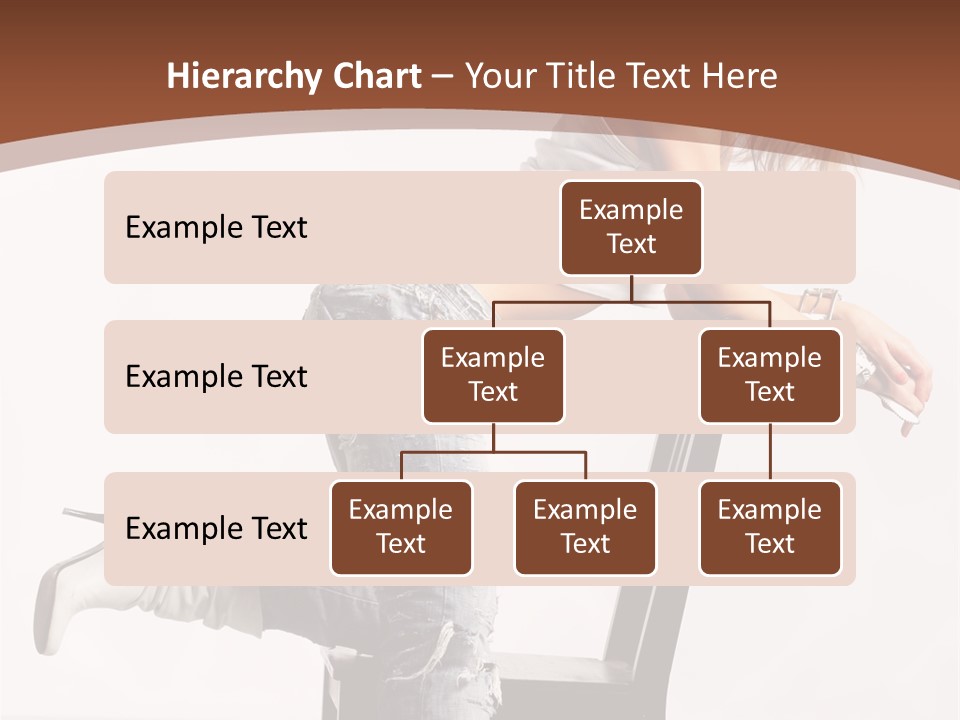 People Modern Pose PowerPoint Template