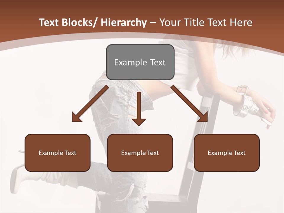 People Modern Pose PowerPoint Template