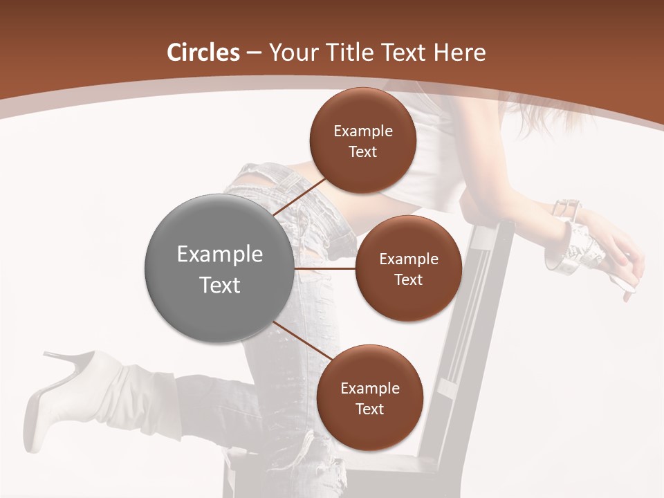 People Modern Pose PowerPoint Template