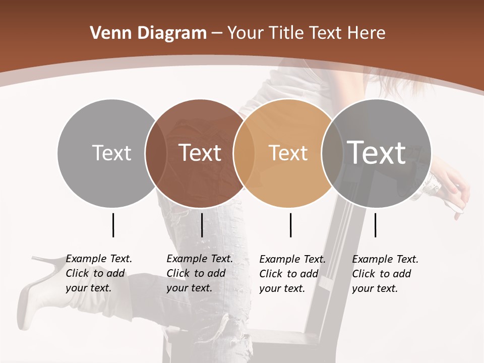 People Modern Pose PowerPoint Template