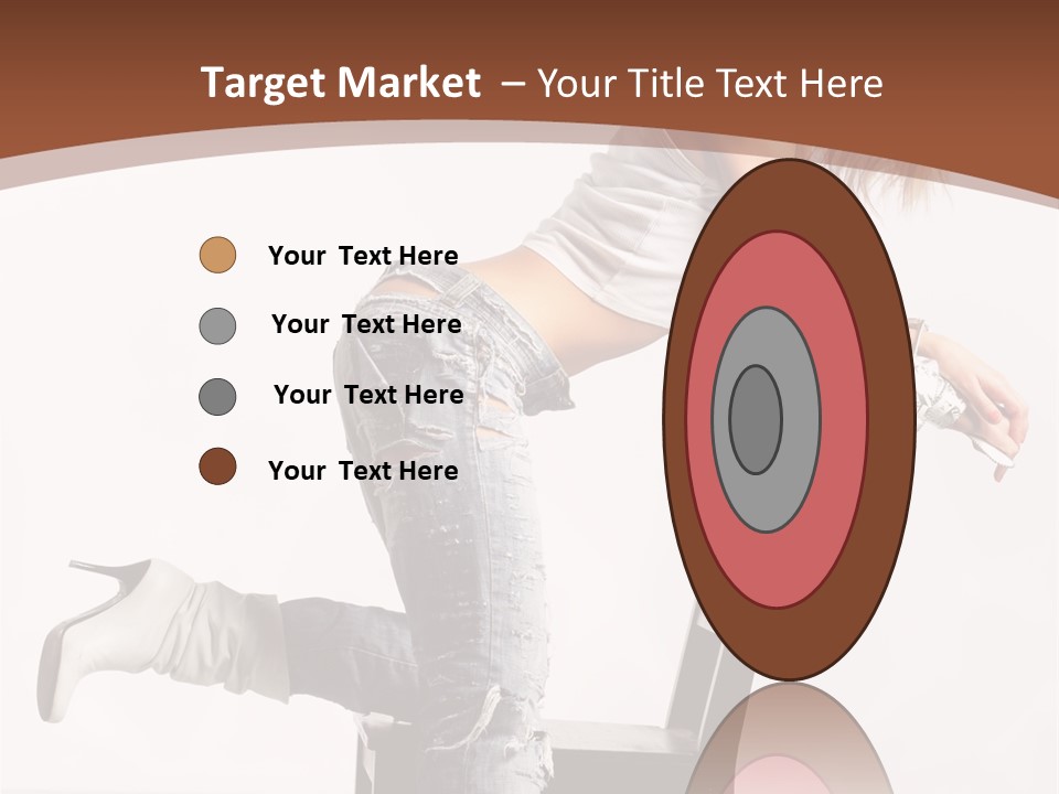 People Modern Pose PowerPoint Template