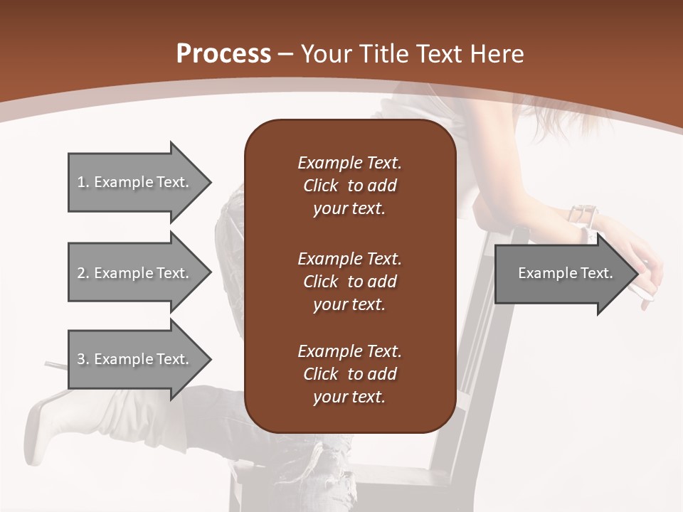 People Modern Pose PowerPoint Template