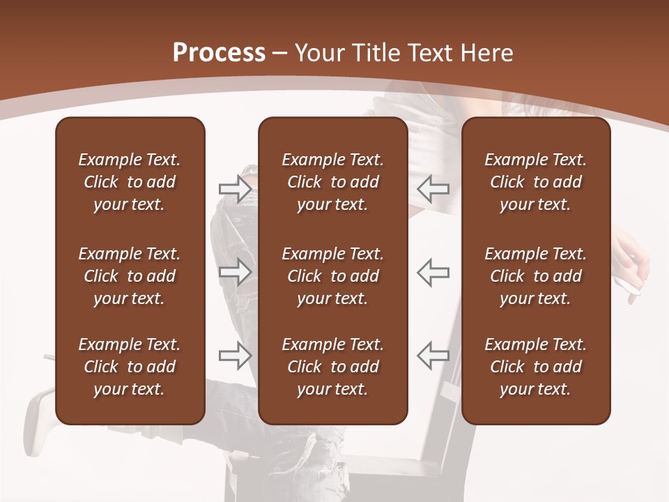 People Modern Pose PowerPoint Template