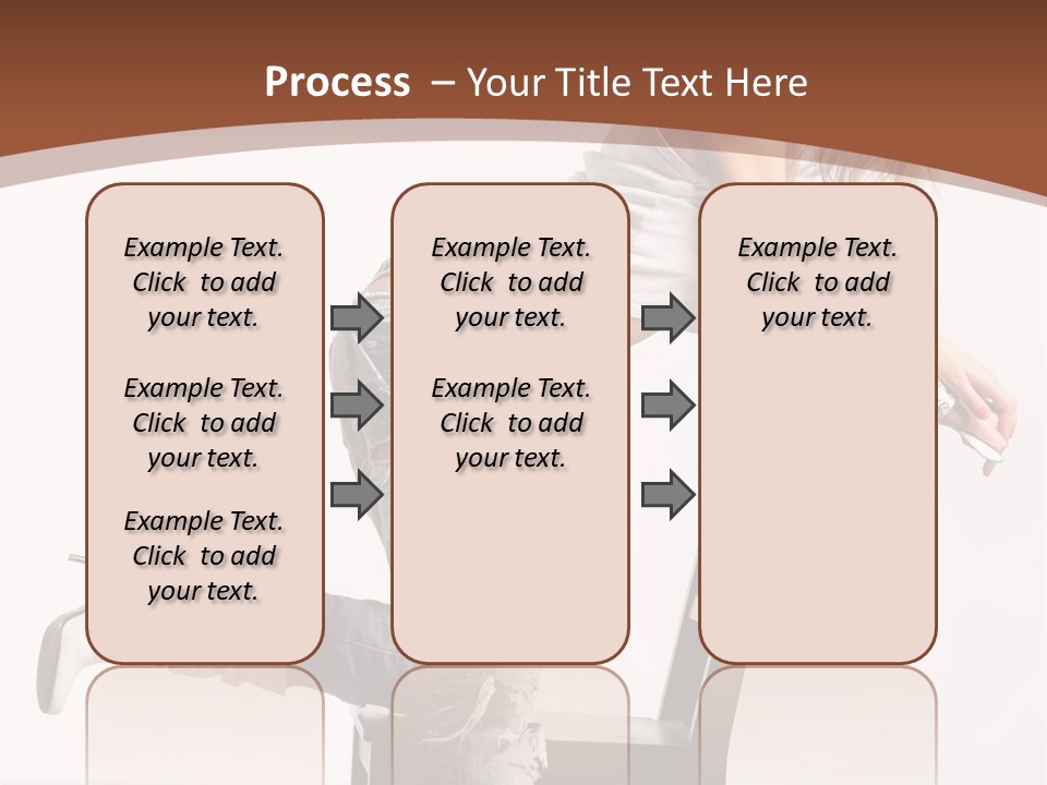 People Modern Pose PowerPoint Template
