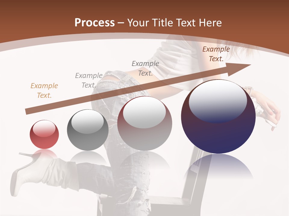 People Modern Pose PowerPoint Template