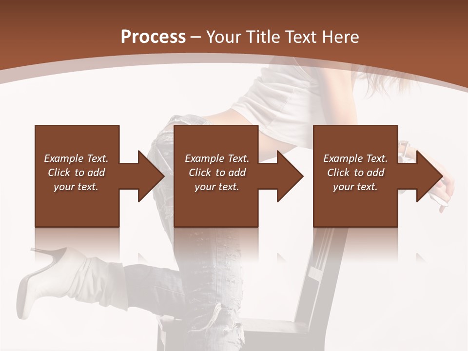 People Modern Pose PowerPoint Template
