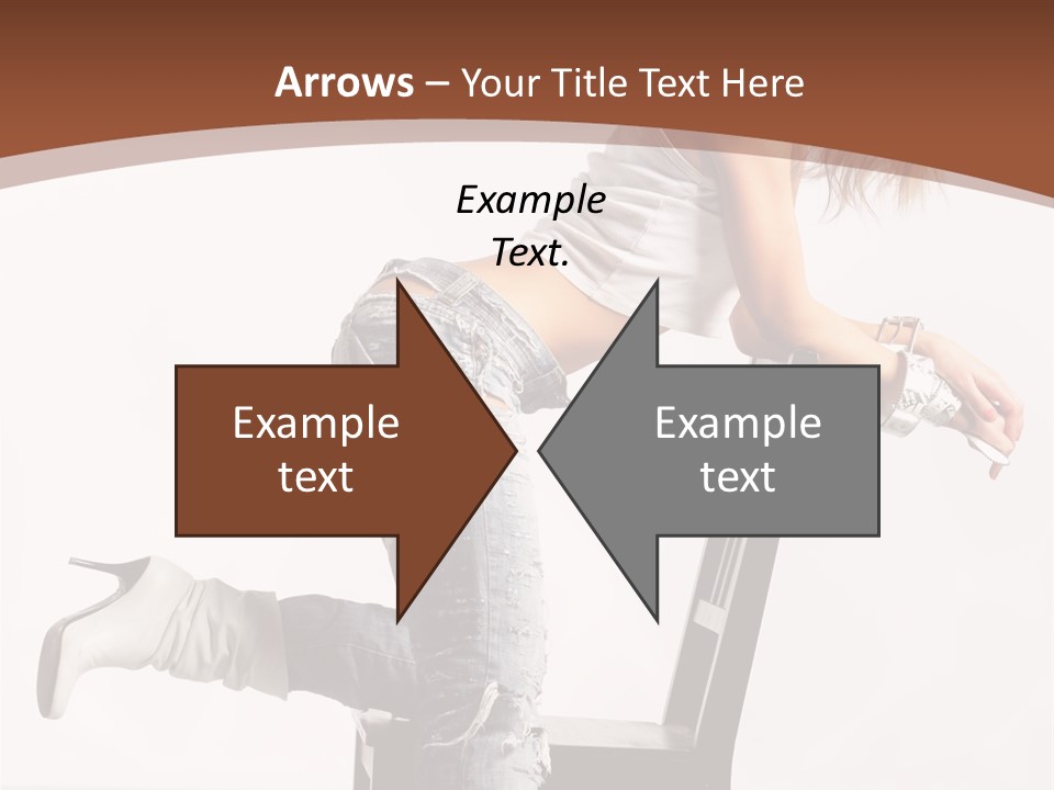 People Modern Pose PowerPoint Template