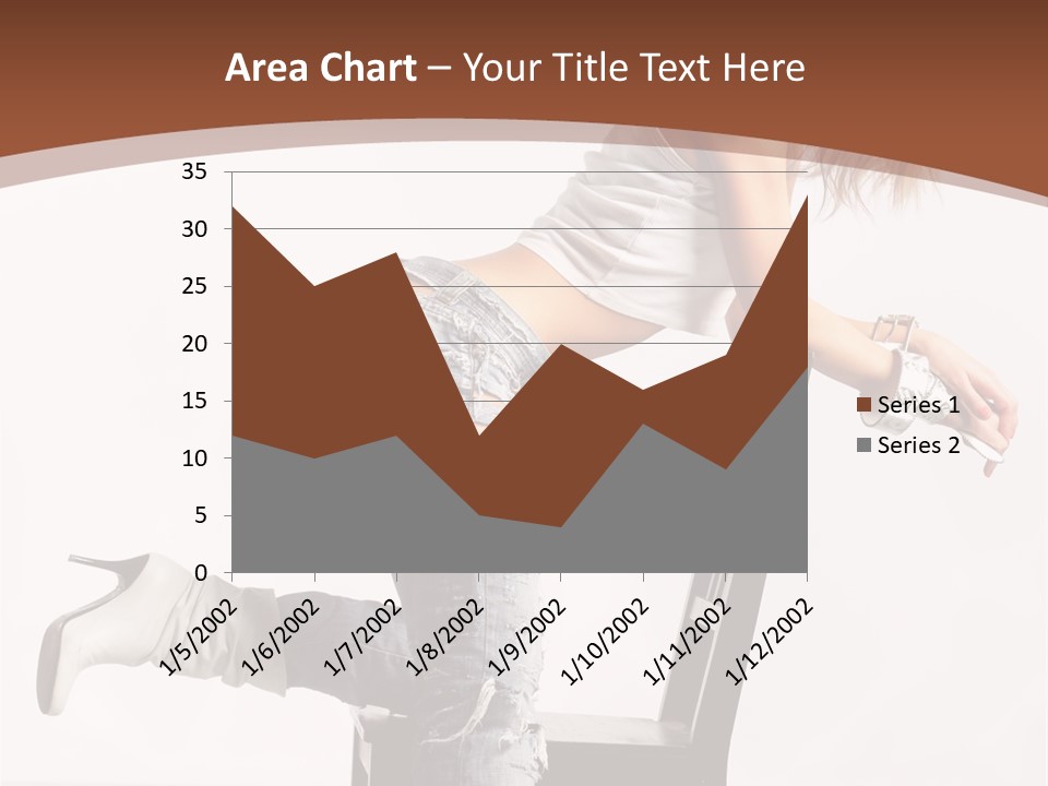 People Modern Pose PowerPoint Template