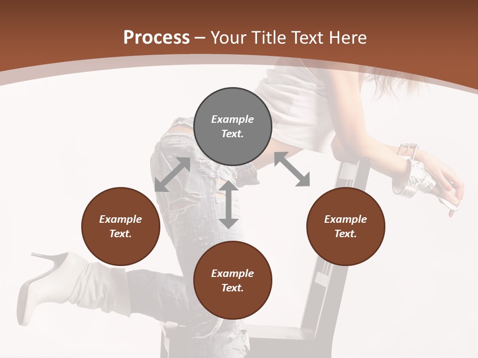 People Modern Pose PowerPoint Template