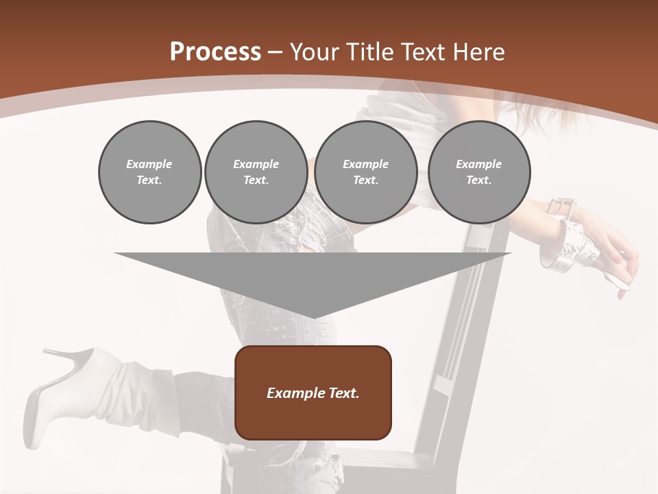 People Modern Pose PowerPoint Template