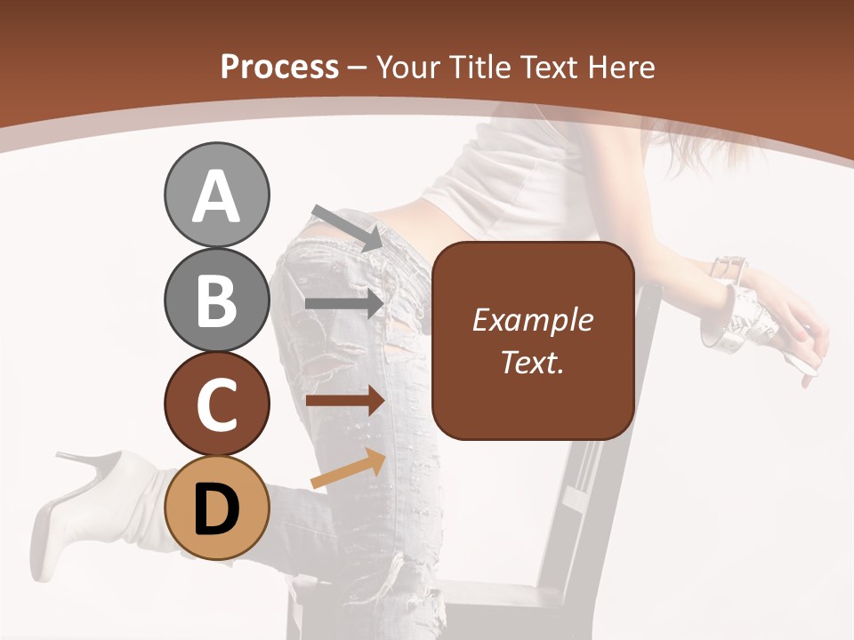 People Modern Pose PowerPoint Template