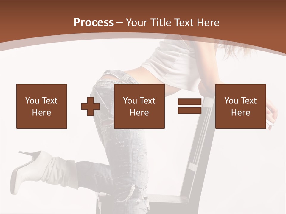 People Modern Pose PowerPoint Template