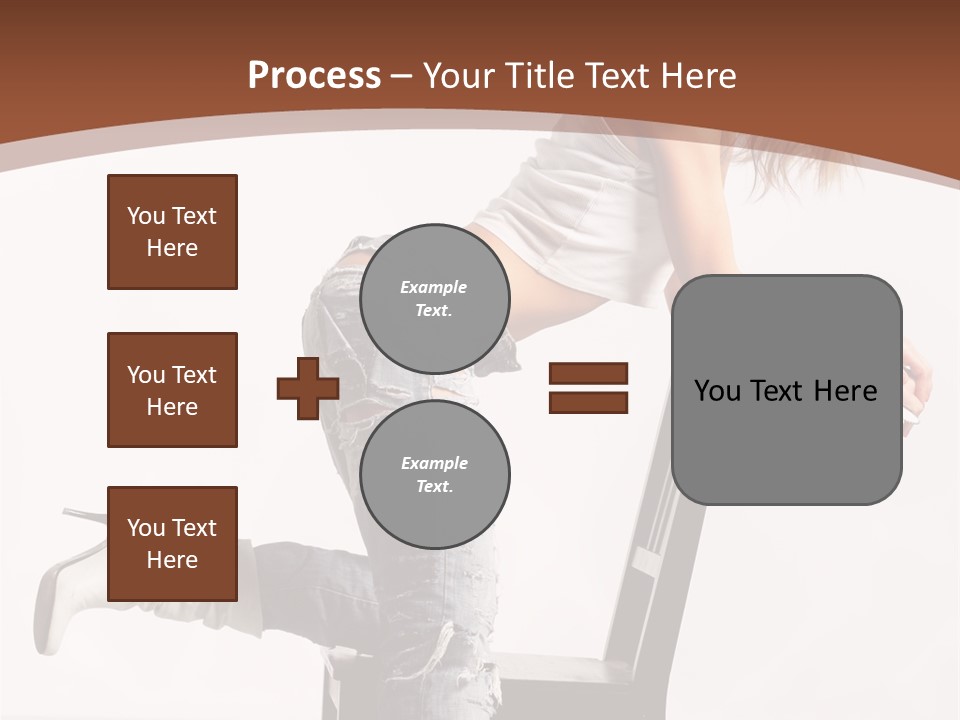 People Modern Pose PowerPoint Template