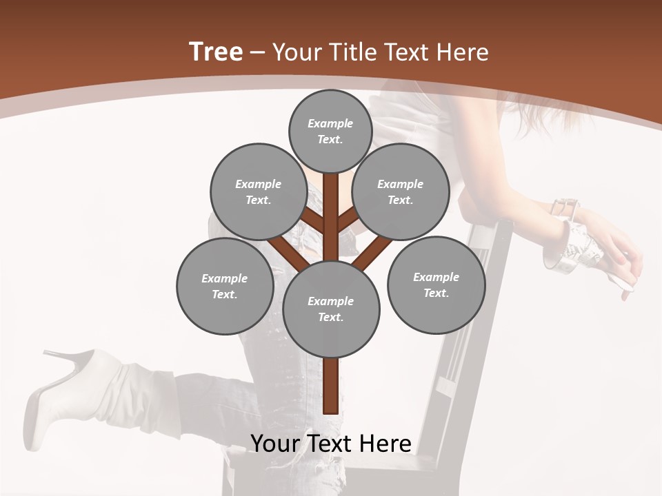 People Modern Pose PowerPoint Template