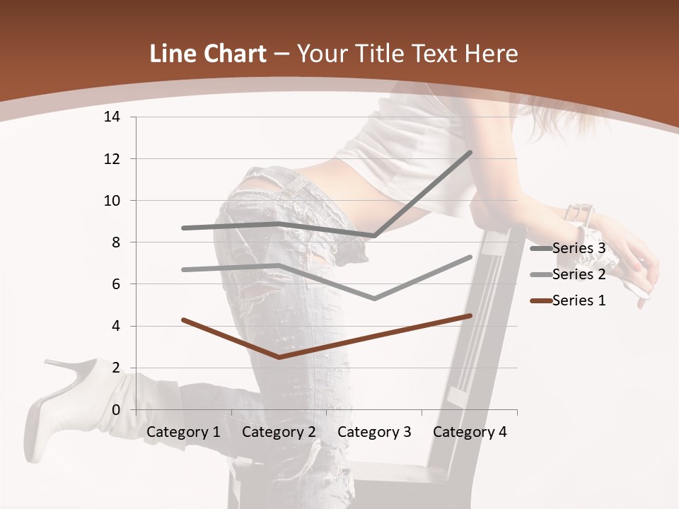 People Modern Pose PowerPoint Template
