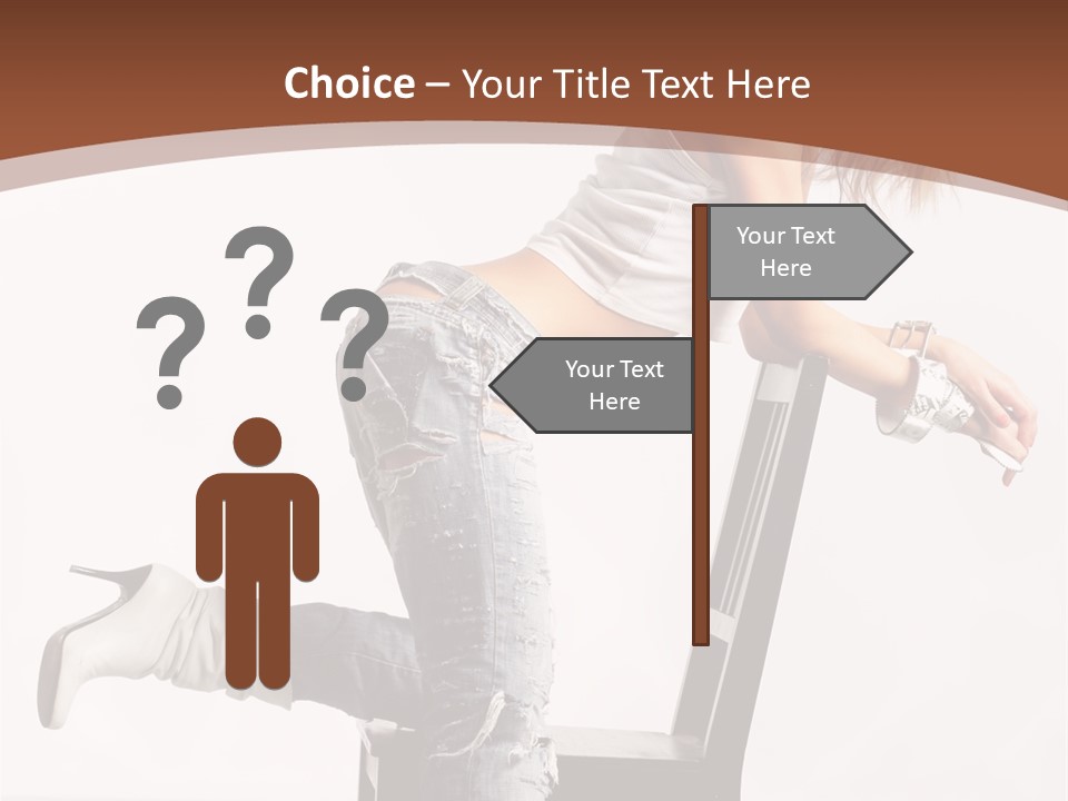 People Modern Pose PowerPoint Template