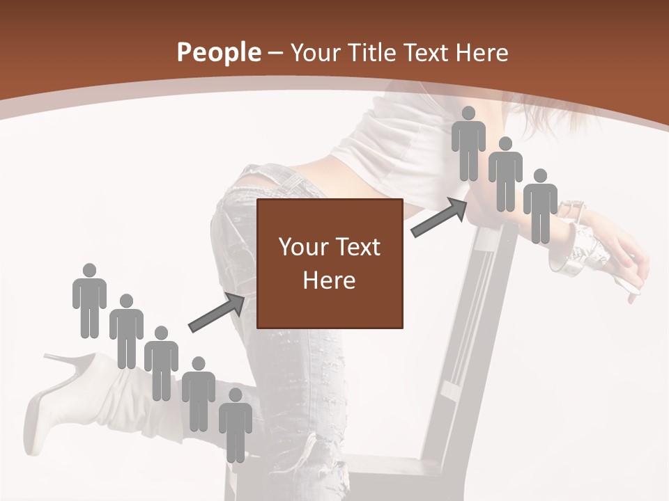 People Modern Pose PowerPoint Template