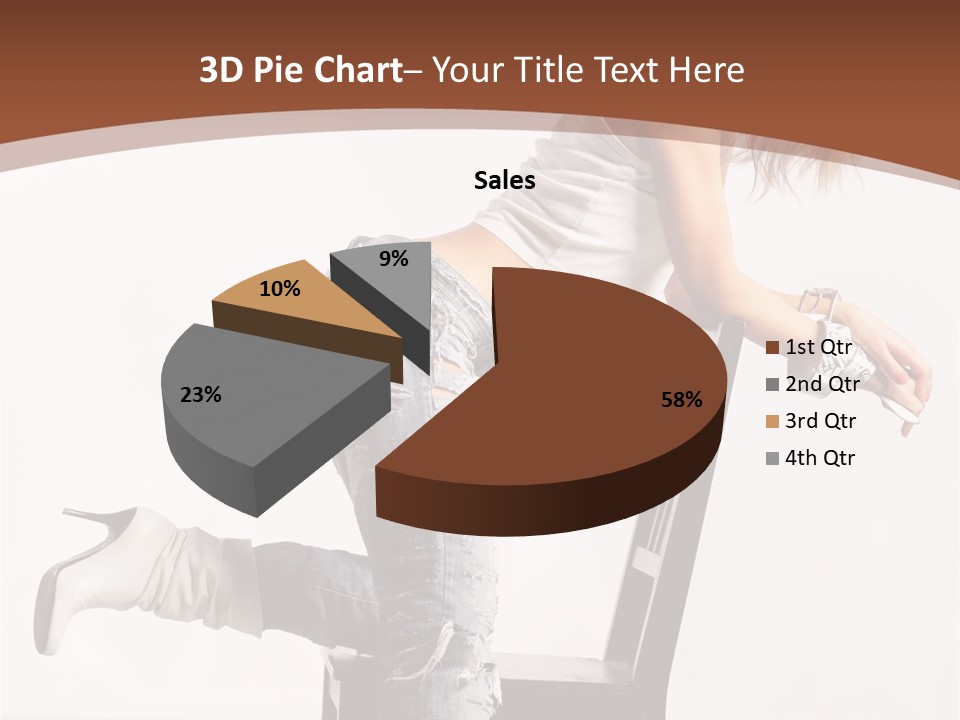 People Modern Pose PowerPoint Template