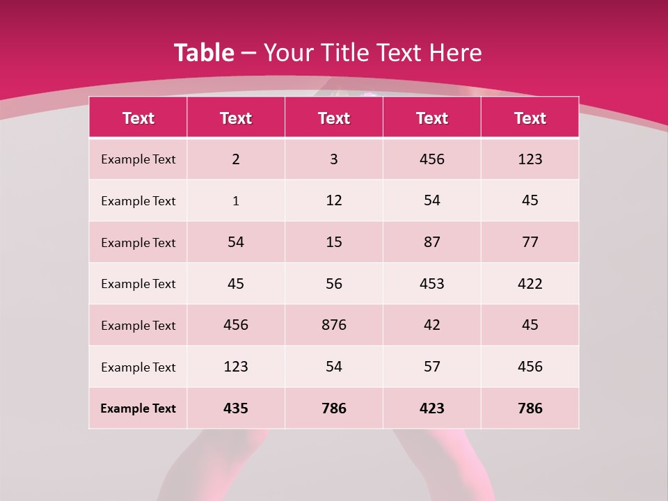 Blond Young Performer PowerPoint Template