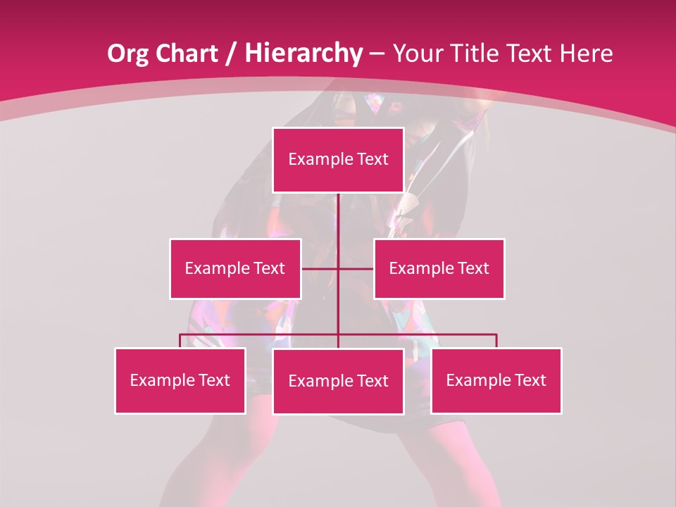 Blond Young Performer PowerPoint Template