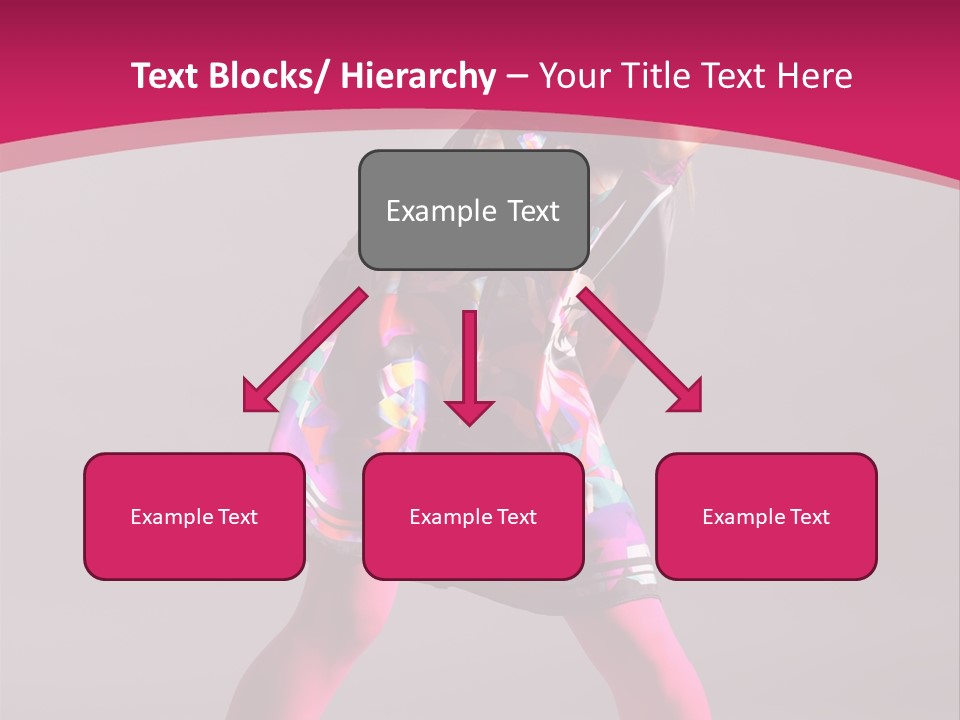 Blond Young Performer PowerPoint Template