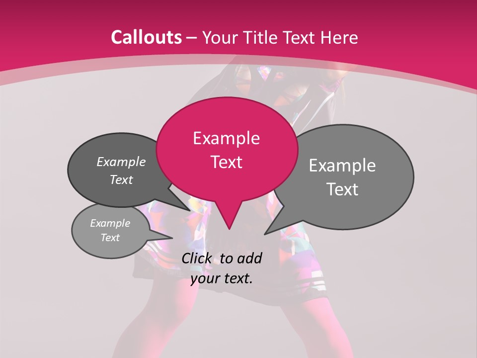 Blond Young Performer PowerPoint Template