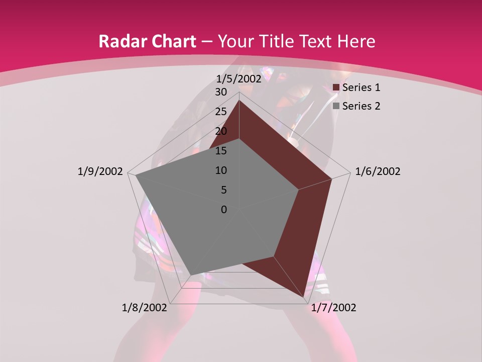 Blond Young Performer PowerPoint Template