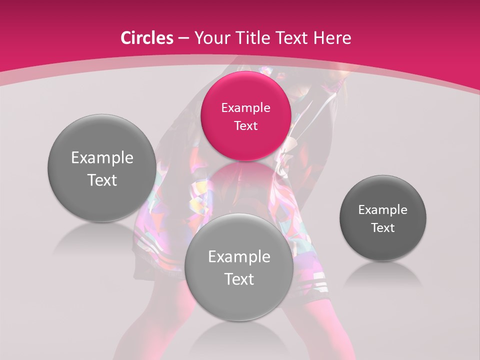 Blond Young Performer PowerPoint Template