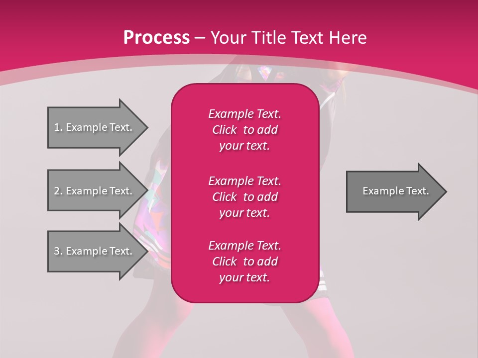 Blond Young Performer PowerPoint Template