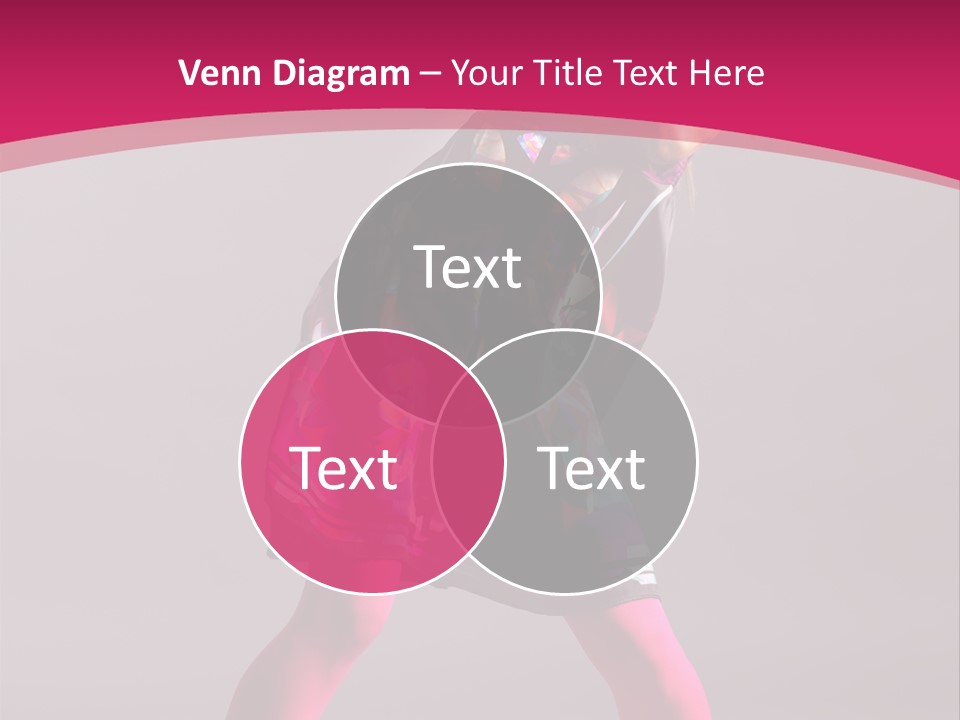 Blond Young Performer PowerPoint Template