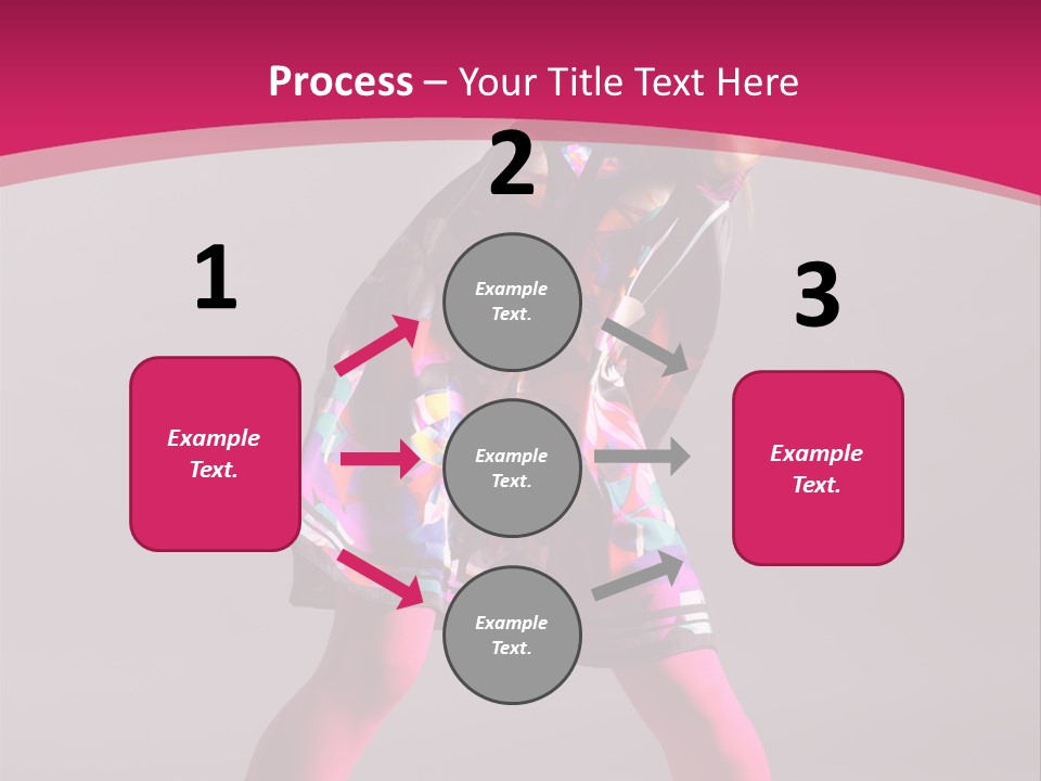 Blond Young Performer PowerPoint Template