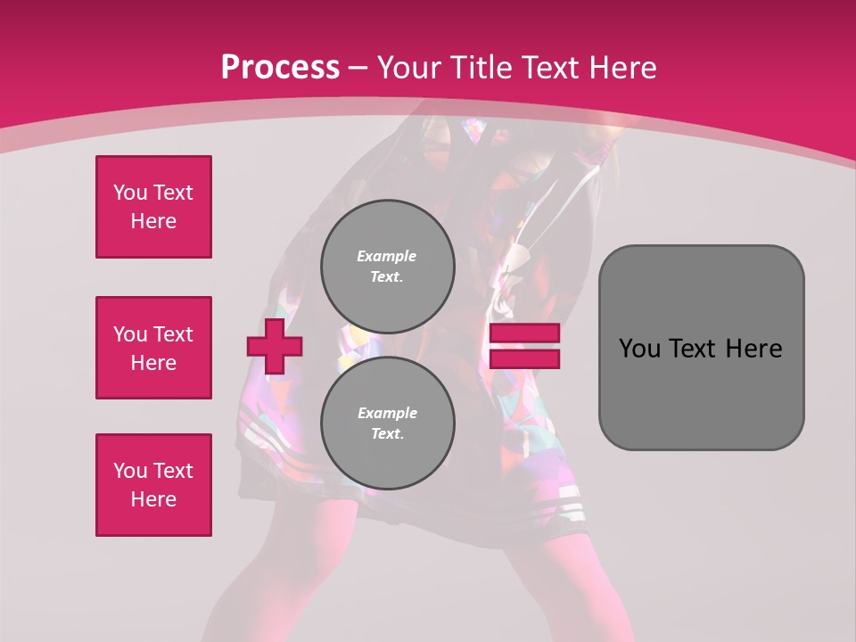 Blond Young Performer PowerPoint Template