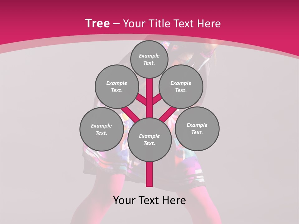 Blond Young Performer PowerPoint Template