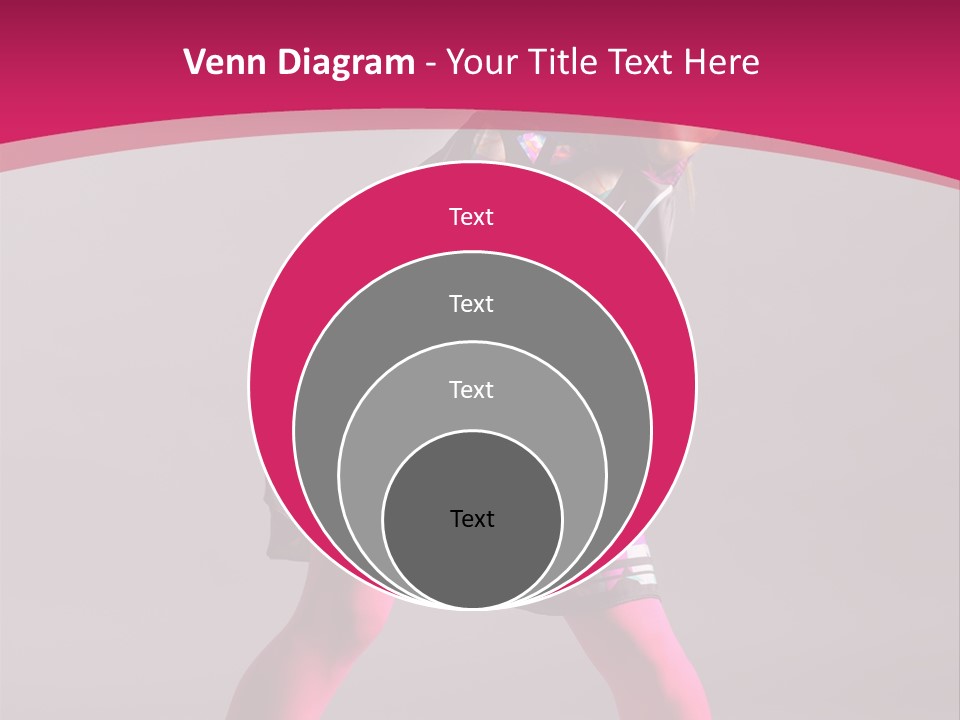 Blond Young Performer PowerPoint Template