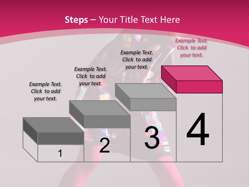 Blond Young Performer PowerPoint Template