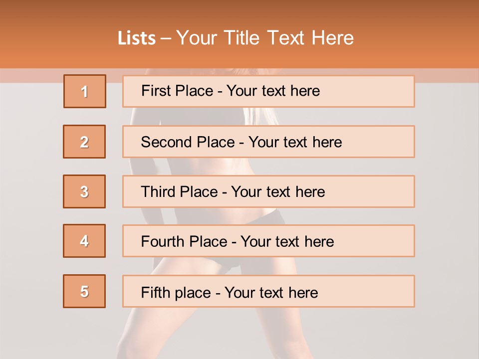 Hair One Performer PowerPoint Template