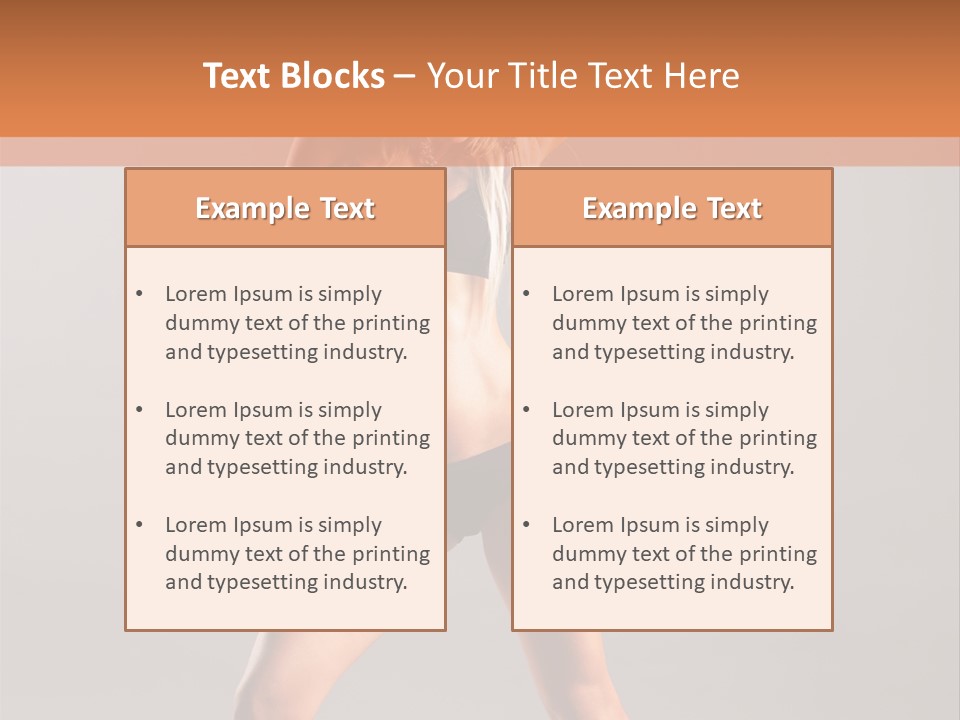 Hair One Performer PowerPoint Template