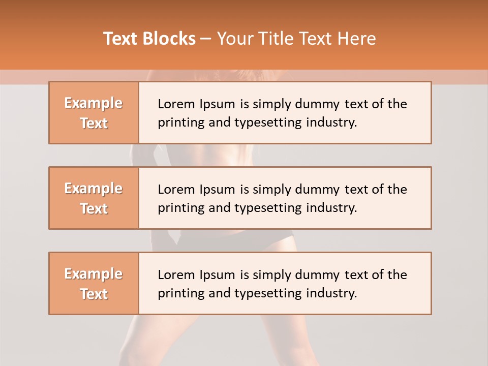 Hair One Performer PowerPoint Template