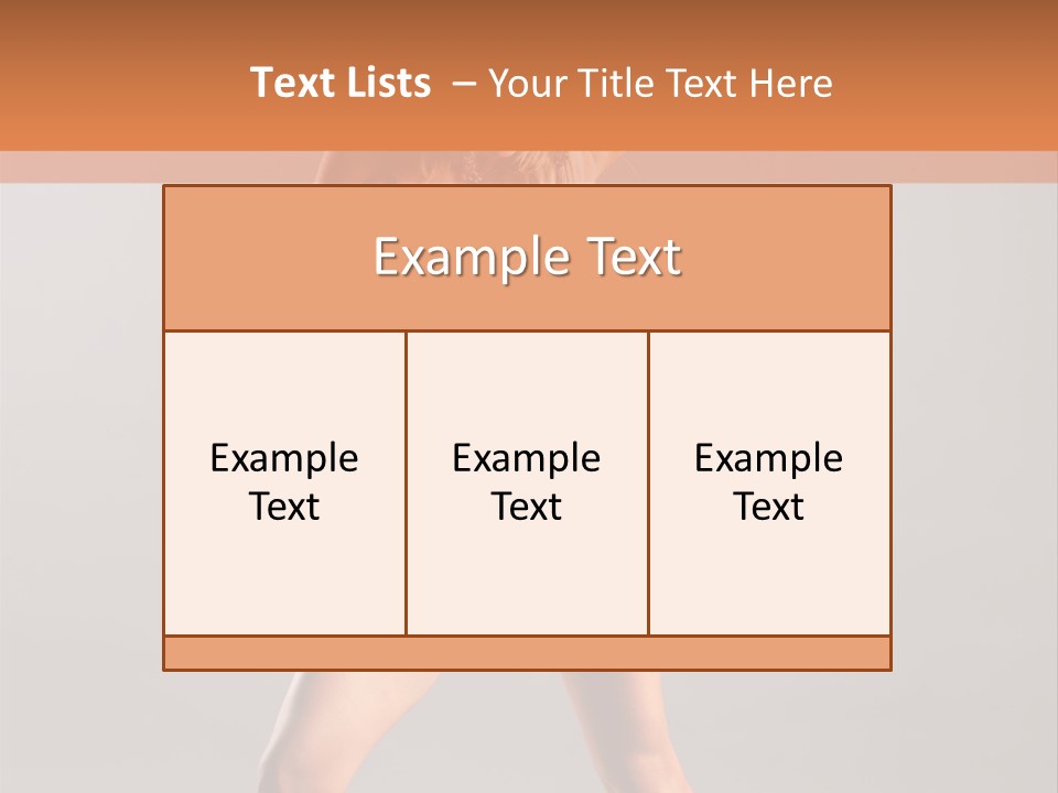 Hair One Performer PowerPoint Template