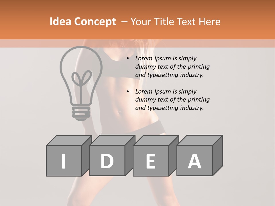 Hair One Performer PowerPoint Template