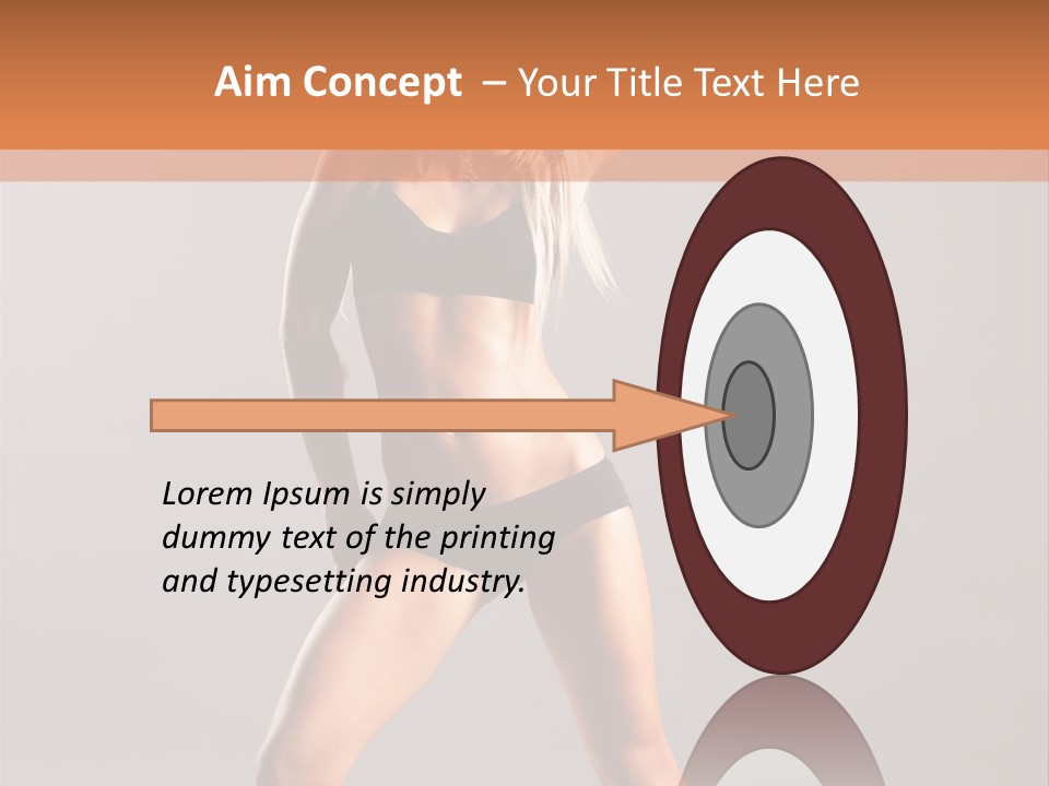 Hair One Performer PowerPoint Template