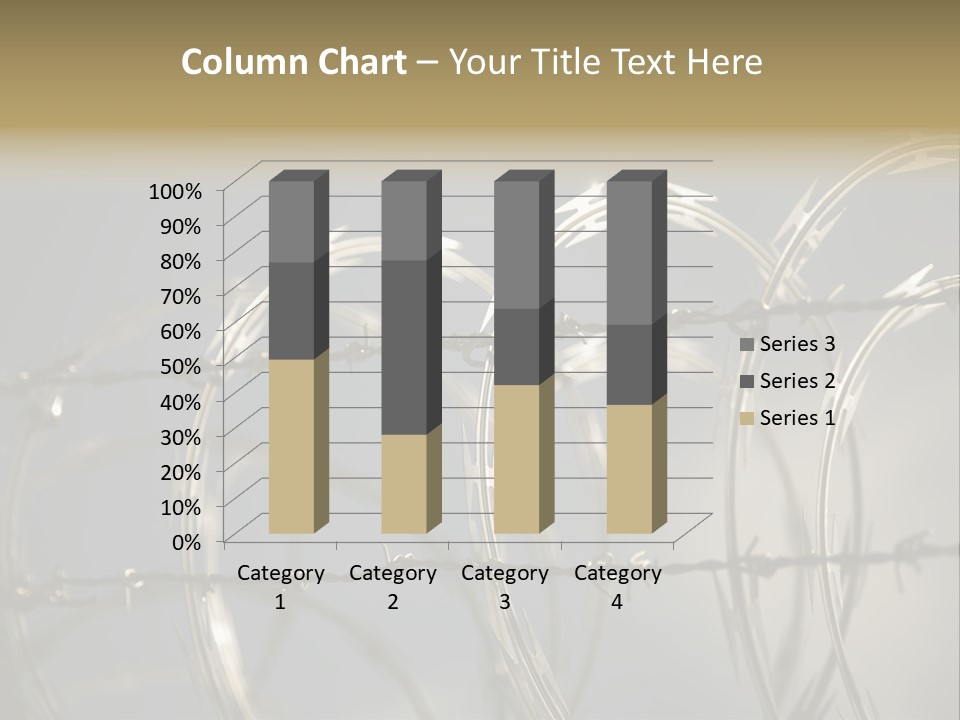 Protection Torture Barbed PowerPoint Template