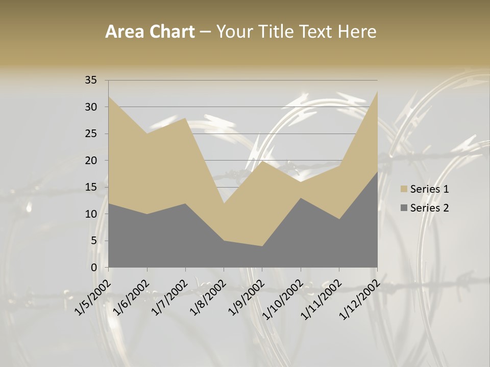 Protection Torture Barbed PowerPoint Template