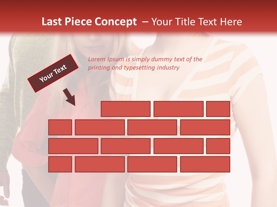 A Group Of People Standing Next To Each Other PowerPoint Template