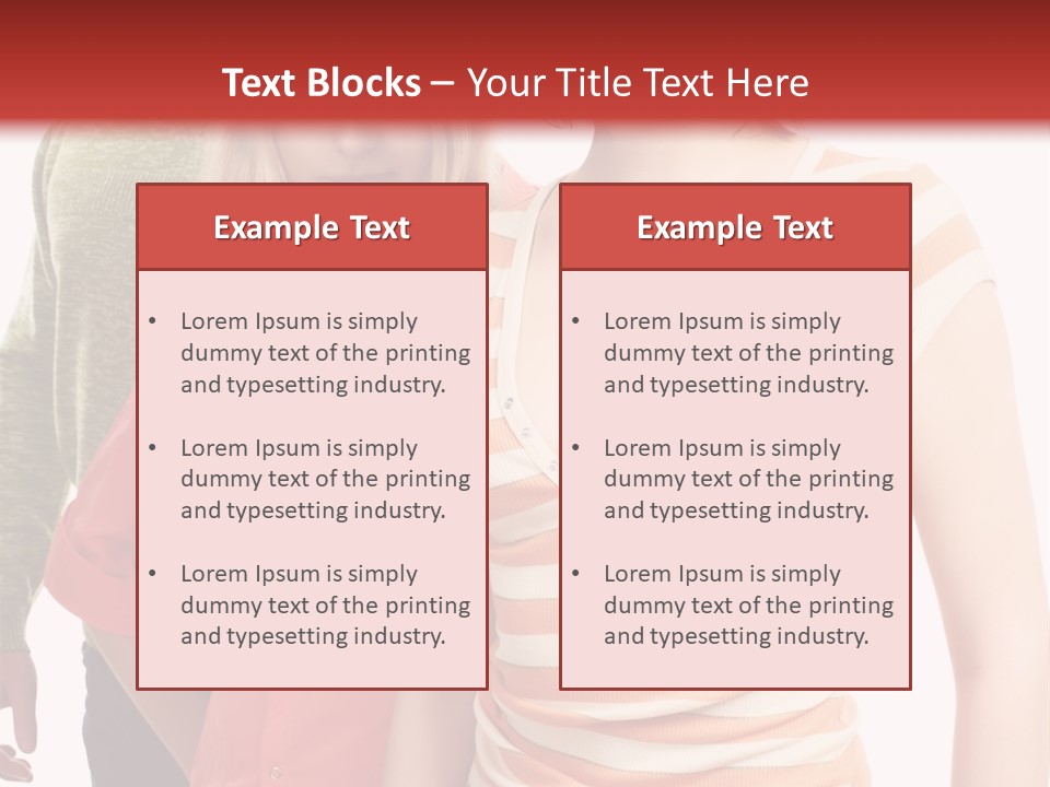 A Group Of People Standing Next To Each Other PowerPoint Template